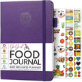 GoGirl Food Journal & Wellness Planner –– Diet & Fitness Diary – Nutrition Journal with Meal, Exercise & Weigh Loss Tracker, A5 (Purple)-Ruum Studio Home