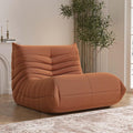 Bean Bag Chair, Fireside Chair Bean Bag Sofa Large Bean Bag Chair for Adults, Bean Bag Chairs for Teens with High Density Comfortable Foam, Memory Foam Bean Bag for Living Room, Bedroom (Orange)-Ruum Studio Home