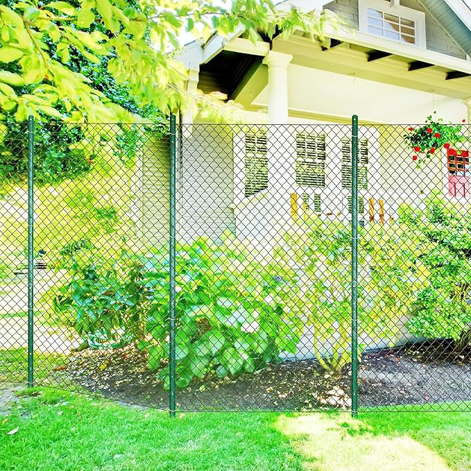 ARIFARO Sturdy Duty Metal Fence Posts 7 Feet assemblable,Pack of 10, No Digging Garden U Post for Wire Fencing Steel Poles for Yard, Outdoor-Ruum Studio Home