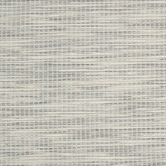 Nourison Positano Indoor-Outdoor Light Grey 7' x 10' Area Rug, Easy Cleaning, Non Shedding, Bed Room, Living Room, Dining Room, Backyard, Deck, Patio (7x10)-Ruum Studio Home