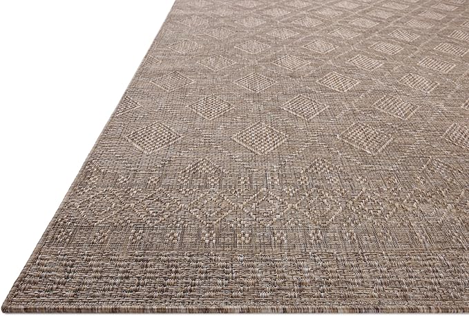 Loloi Amber Lewis Topanga Collection TOP-06 Natural/Mist 7'-10" x 10' Indoor/Outdoor Area Rug-Ruum Studio Home