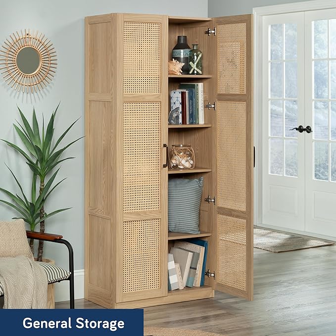 Sauder Miscellaneous Storage Cabinet, Harmony Ash Finish-Ruum Studio Home