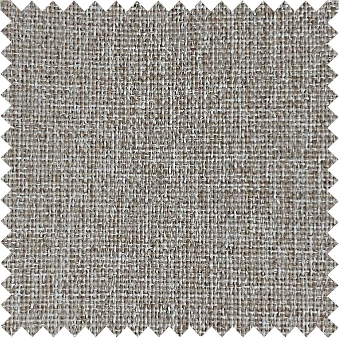 Macochico 100% Blackout Pinch Pleated Linen Curtains Thermal Window Treatments Sound Reducing Curtains for Bedroom Living Room Light Khaki Farmhouse Burlap Drapes with Tieback 52”Wx63”L 1 Panel-Ruum Studio Home