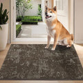BEQHAUSE Dirt Trapper Door Mat 24"x36" Non-Slip Door Mats Washable Entryway Rugs Stain Resistant Doormat Absorbent Welcome Floor Mat for Front Back Door, Muddy Wet Shoes & Paws,Brown-Ruum Studio Home