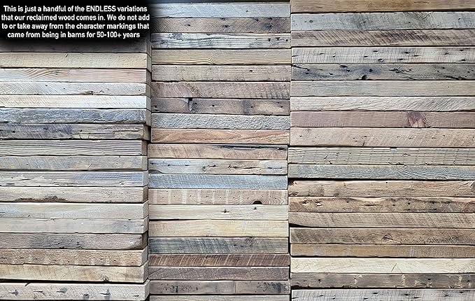 Urban Legacy Deep Floating Shelves | Reclaimed Barn Plank Deep Floating Shelves with Low Profile Brackets | High Weight Capacity (36" x 11" x 2")-Ruum Studio Home