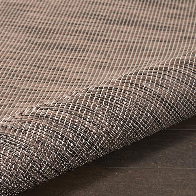 Nourison Home Positano 10' Runner Natural Fabric Modern Area Rug (10' Runner)-Ruum Studio Home