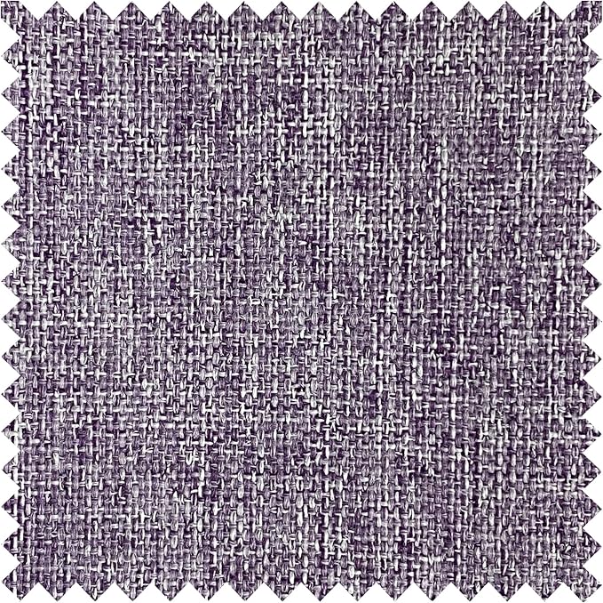 Macochico Pinch Pleated Full Blackout Curtains for Bedroom Living Room Violet Linen Curtains Thermal Insulated and Noise Reducing Window Panels with Tieback Shabby Chic Decor 84”Wx84”L 1 Panel-Ruum Studio Home