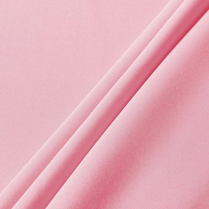 sancua Rectangle Tablecloth - 60 x 120 Inch - Stain and Wrinkle Resistant Washable Polyester Table Cloth, Decorative Fabric Table Cover for Dining Tables, Buffet Parties and Camping, Pink-Ruum Studio Home