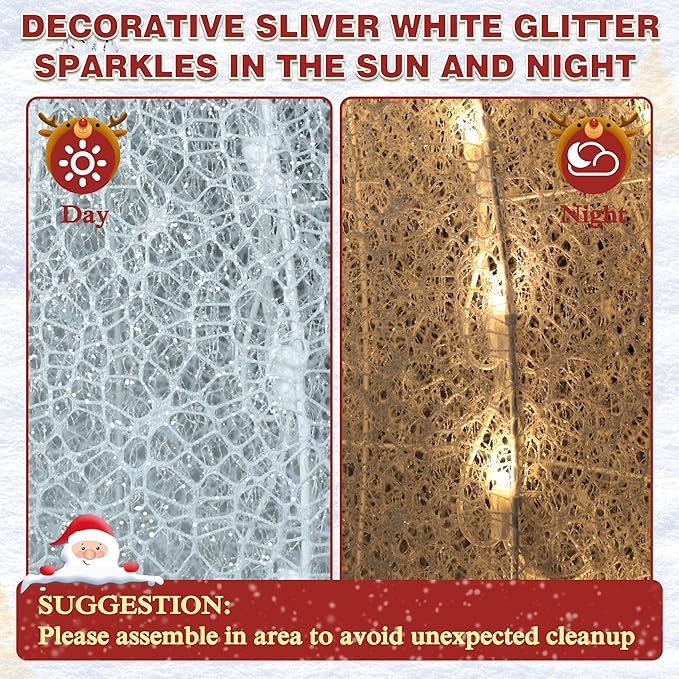 5FT Lighted Snowman with Birds for Christmas Decoration, 3D Pre-Lit Iridescent Snowman Xmas Decor with 90 LED Lights, Glittered Standing Holiday Display for Outdoor, Indoor-Ruum Studio Home