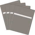 Magnetic Pocket 4 Pack – Self-Adhesive Magnetic Storage Pouch for Documents, Notes & Tools, Strong Magnet Backing for Fridge, Whiteboards, and Metal Surfaces (Gray 4Pcs)-Ruum Studio Home