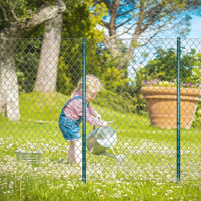 ARIFARO Sturdy Duty Metal Fence Posts 3 Feet,Pack of 10, 3-4-5-6-7 Feet No Digging Garden U Post for Wire Fencing Steel Fencing Poles for Yard, Outdoor-Ruum Studio Home