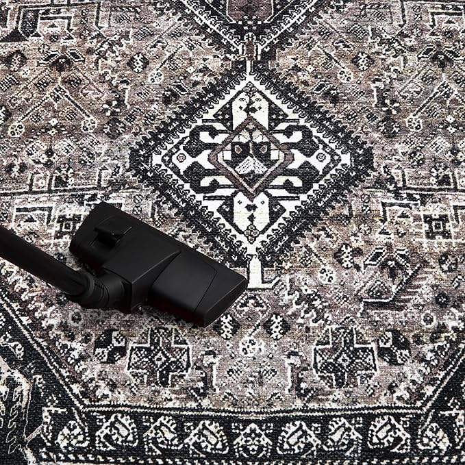 Keen Home Design 2x12 Rug - Machine Washable Runner Rug with Non-Slip Backing, Ideal for Hallway, Entryway, Kitchen, Laundry Room - Vintage, Easy Clean, Durable, Low Pile - (2'6" x 12')-Ruum Studio Home