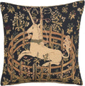 Charlotte Home Furnishings Decorative Pillow Covers for Couch 18X18 in Unicorn Throw Pillow Covers for Sofa Tapestry Square Pillow Cases for Bed Living Room Soft European Cotton Jacquard Woven-Ruum Studio Home