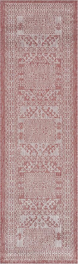 Keen Home Design Terrace Outdoor Runner Rug - 2x10 Washable Indoor/Outdoor Rug for Patio, Kitchen, Balcony, Beach, Garden, Deck and Porch, Size: 2'2"x9'11"-Ruum Studio Home
