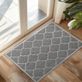 Door Mat Outdoor, 24x36, Welcome Mats for Entryway, Front Doormat for Home Entrance, Indoor Floor Mat, Durable, Non-Slip, Boot Scraper, Catches Muddy and Dirt(Grey)-Ruum Studio Home