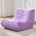 Bean Bag Chairs for Adults Giant Bean Bag Chair Memory Foam BeanBag Chair Big Bean Bag Sofa with Filler Faux Fur Fireside Beanbags Lazy Sofa for Living Room Bedroom Dorm Office (Purple Corduroy)-Ruum Studio Home