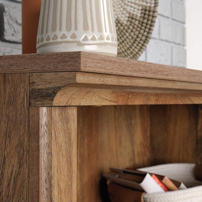 Sauder Miscellaneous Storage 3-Shelf Bookcase/ Book shelf, Sindoori Mango finish-Ruum Studio Home