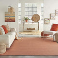 Nourison Positano Indoor/Outdoor Terracotta 2'2" x 10' Area Rug, Easy Cleaning, Non Shedding, Bed Room, Living Room, Dining Room, Backyard, Deck, Patio (2x10)-Ruum Studio Home