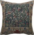 Charlotte Home Furnishings Throw Pillow Covers 16x16 in, Green Tree Decorative Couch Pillow Covers, Boho Decor European Tapestry Cushion Cases, Living Room Cozy Home Decor, Jacquard Woven Soft Cotton-Ruum Studio Home