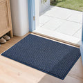 COSY HOMEER-Door-Mat 20" x 32" Non Slip Absorbent Entryway Rugs Dirt Trapper Doormats Washable Entrance Mats Low Pile Welcome Floor Mat for Front Back Door and Entry Mats,Navy Blue-Ruum Studio Home