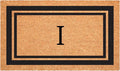 Calloway Mills 152963048I Black Border 30" x 48" Monogram Doormat Letter (I)-Ruum Studio Home