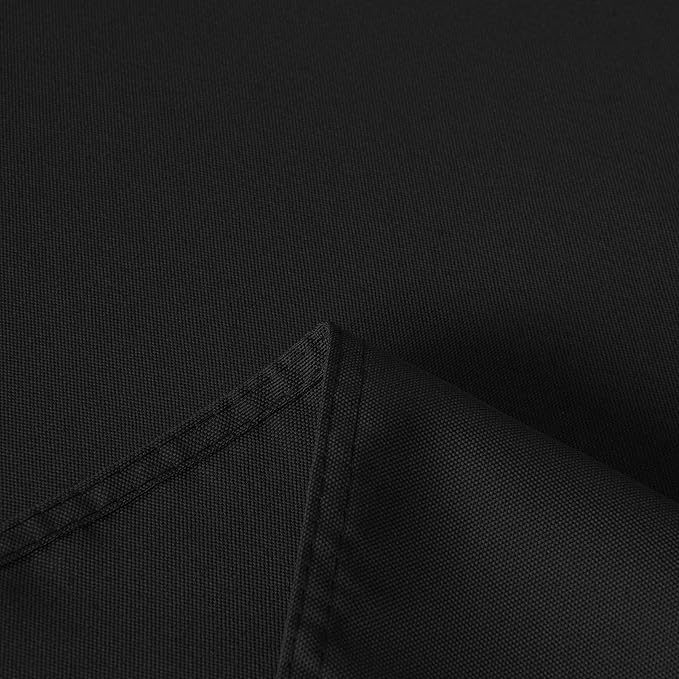 sancua Square Tablecloth - 60 x 60 Inch - Water Resistant Spill Proof Washable Polyester Table Cloth, Decorative Fabric Table Cover for Dining Tables, Buffet Parties and Camping, Black-Ruum Studio Home
