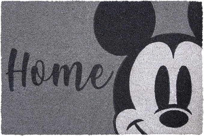 Gertmenian Disney Mouse Doormat Rug Front Door Coir Mat Indoor Outdoor Entryway Carpet, 2-Pack 20x34, Retro Mickey Home/Welcome-Ruum Studio Home