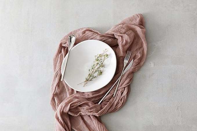 Fortessa Dragonfly 18/10 Stainless Steel Flatware, 5 Piece Place Setting, Service for 1-Ruum Studio Home