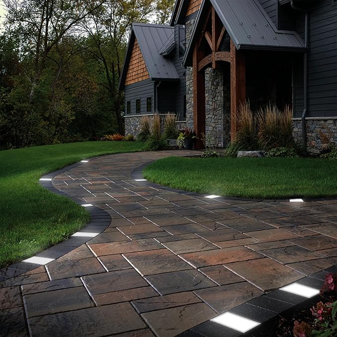 LUMENGY Paver Light 4×8 Inch (3.93 inch X 7.87 inch), Glare-Free 5000K Brick Lighting for Paver Driveways, Pathways, Patios & Garden, 12V Waterproof & Drive-Over Rated-Ruum Studio Home