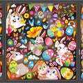 Large Easter Window Clings - Bunny Window Stickers Decals for Glass Windows, Cute Easter Egg Double Sided Reusable Window Holiday Decorations, Bird Office Spring Patry Decor, 9Sheet/121PCS-Ruum Studio Home