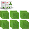 24 Packs 6 X 6 Inch Fake Grass Decor for Crafts, Artificial Grass for Dollhouse Miniature Ornament Projects, Model Turf Grass for DIY Fairy Garden Accessories and Decor Kit-Ruum Studio Home
