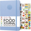 GoGirl Food Journal & Wellness Planner –– Diet & Fitness Diary – Nutrition Journal with Meal, Exercise & Weigh Loss Tracker, A5 (Periwinkle)-Ruum Studio Home