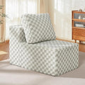 Single Sofa 1 Seat Couch with Deep Seat Memory Foam Cloud Chair with Pillows Large Sofa with L Shape for Living Room Bedroom (Plush GREYOLIVE, Single)-Ruum Studio Home