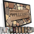 Floor Mat - for Indoor and Outdoor Use - Doormat - Non-Slip - Front Door Shoe Scraper - Size: 17x29-Ruum Studio Home
