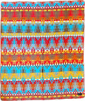 Beacon Blankets Southwestern Wigwam Native American Design Throw - 90" x 90" Blanket Only - Premium Plush Blanket Can be Used for Queen or King Size Bed-Ruum Studio Home