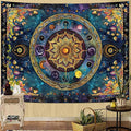 Lunerfex Mandala Solar System Tapestry Boho Tapestry for Bedroom Galaxy Tapestries Wall Hanging Living Room Wall Art and Home Decor 60x80-Ruum Studio Home
