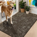BEQHAUSE Dirt Trapper Door Mat 32"x48" Non-Slip Door Mats Washable Entryway Rugs Stain Resistant Doormat Absorbent Welcome Floor Mat for Front Back Door, Muddy Wet Shoes & Paws,Brown-Ruum Studio Home