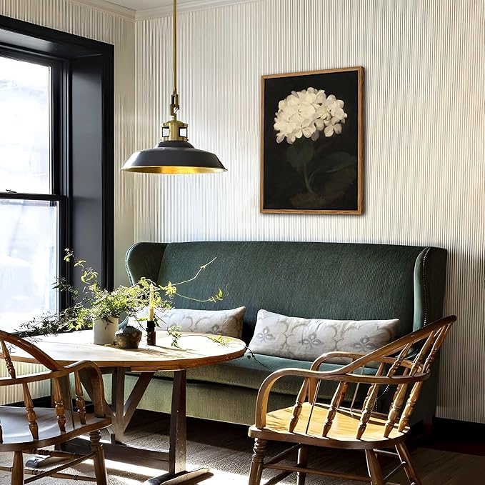 Framed Wall Art for Living Room – Vintage White Hydrangea Oil Painting Canvas Prints, Aesthetic Bedroom Wall Art, Kitchen Decor for Shelves, Bathroom Office Artwork Wall Decor – 12x16in-Ruum Studio Home