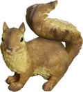 Design Toscano Scamper the Woodland Squirrel Outdoor Garden Statue, 7 Inch Tall, Cast Stone Resin, Brown Finish-Ruum Studio Home