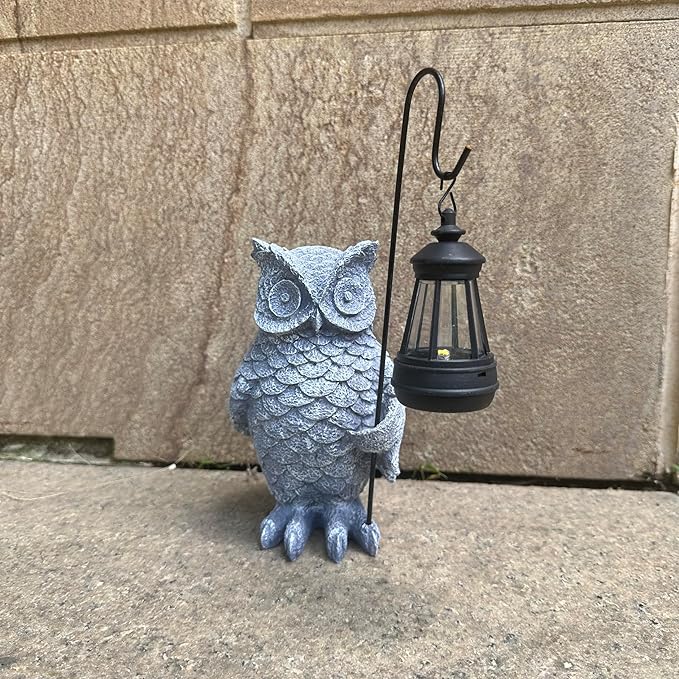 Outdoor owl Statue Garden Decor Lawn Decoration-Ruum Studio Home