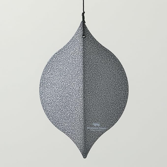 Woodstock Chimes Heroic Windbell Wind Chime for Outside 40" Large Silver,Deep Tone Sound, Outdoor Decor for Patio, Porch, Garden HWLAS-Ruum Studio Home