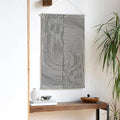 Mark&Day Wall Art, Gerlos Modern Farmhouse Black Macrame Tapestry Wall Hanging for Living Room, Bedroom, Office or Kitchen (36"H x 24"W)-Ruum Studio Home