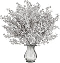 Sggvecsy 15 Pcs Babys Breath Artificial Flowers Gypsophila Bouquets Bulk Real Touch Fake Silk Flowers for Home DIY Floral Arrangement Table Centerpiece Fall Thanksgiving Autumn Decoration (Grey)-Ruum Studio Home