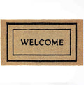 KANKUN Coco Coir Door Mat with Heavy Duty Backing, Welcome Doormat (17" x 30"), Doormat Entrance (Welcome Double)-Ruum Studio Home