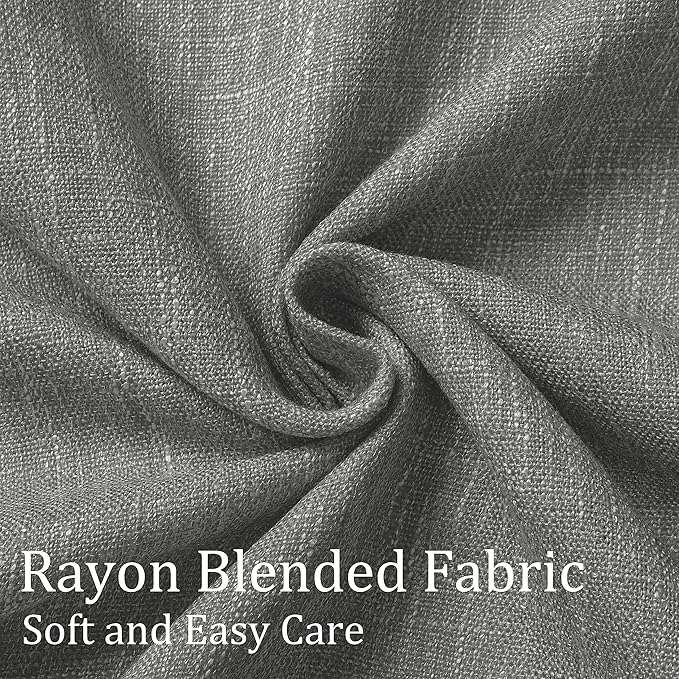 Vision Home Charcoal Grey Full Blackout Curtains Pinch Pleated Room Darkening Window Curtains 95 inch for Living Room Bedroom Thermal Insulated Pinch Pleat Drapes with Hooks Back Tab 2 Panel 40"Wx95"L-Ruum Studio Home