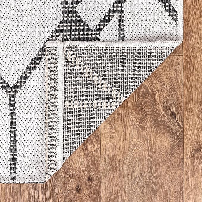 Keen Home Design Terrace Outdoor Area Rug - 6x9 Washable Indoor/Outdoor Rug for Patio, Kitchen, Balcony, Beach, Garden, Deck and Porch, Size: 6'x8'10"-Ruum Studio Home