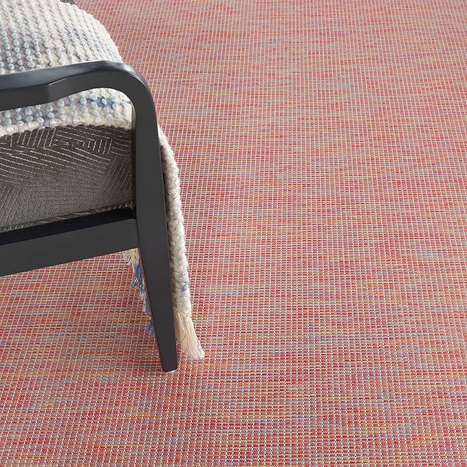 Nourison Home Positano Indoor/Outdoor Rainbow 7' x 10' Area Rug, Easy Cleaning, Non Shedding, Bed Room, Living Room, Dining Room, Backyard, Deck, Patio (7x10)-Ruum Studio Home