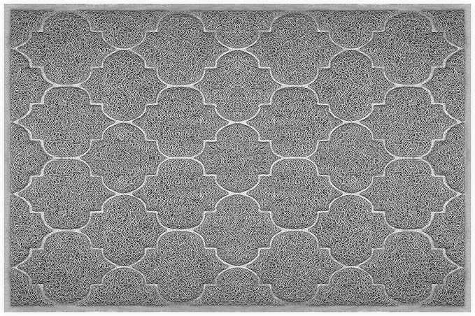Door Mat Outdoor, 24x36, Welcome Mats for Entryway, Front Doormat for Home Entrance, Indoor Floor Mat, Durable, Non-Slip, Boot Scraper, Catches Muddy and Dirt(Grey)-Ruum Studio Home