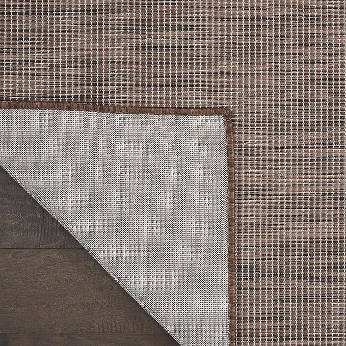 Nourison Home Positano 7' x 10' Natural Fabric Modern Area Rug (7' x 10')-Ruum Studio Home