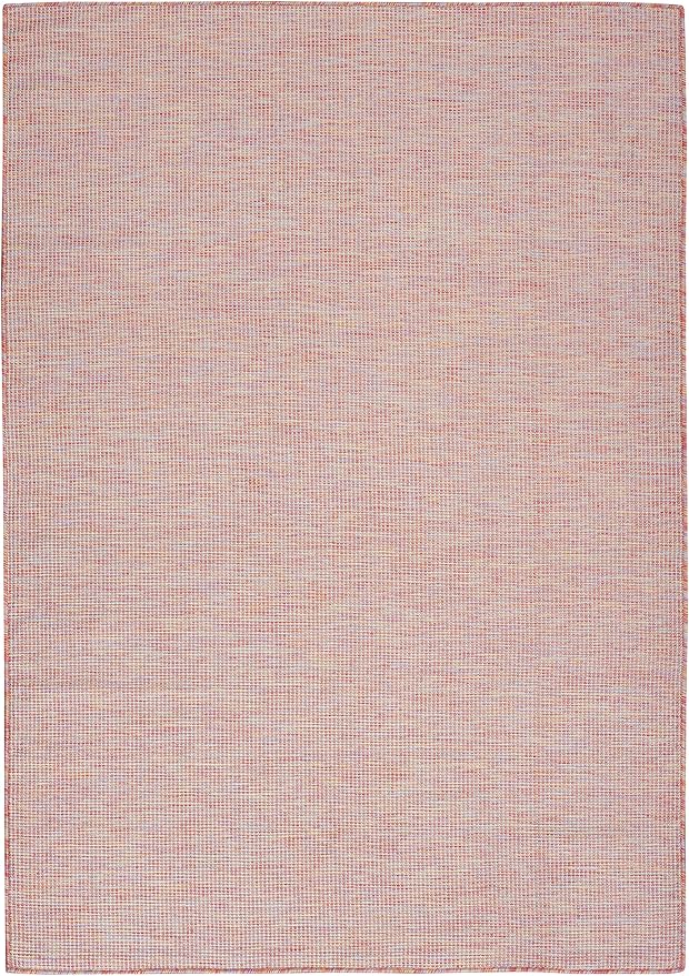 Nourison Home Positano Indoor/Outdoor Rainbow 6' x 9' Area Rug, Easy Cleaning, Non Shedding, Bed Room, Living Room, Dining Room, Backyard, Deck, Patio (6x9)-Ruum Studio Home